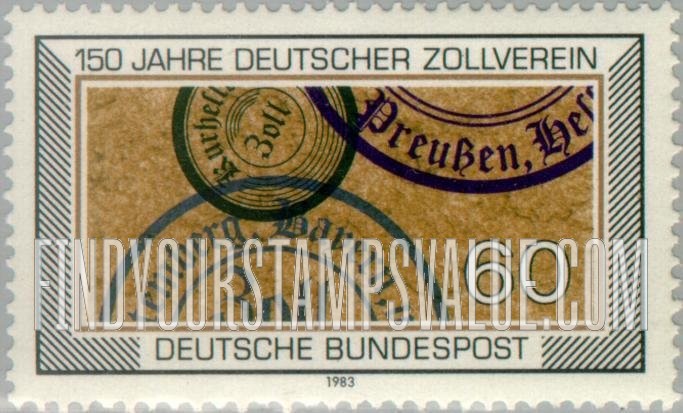 FindYourStampsValue: Customs Union Sesquicentennial