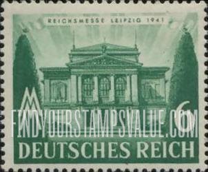 FindYourStampsValue: Leipzig Fair - Concert Hall, Inscribed "Reichsmesse Leipzig, 1941"