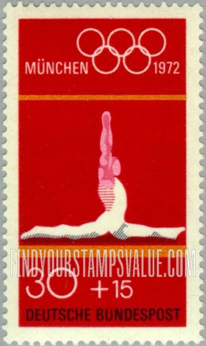 FindYourStampsValue: SEMI-POSTAL - Olympic Rings and Gymnastics