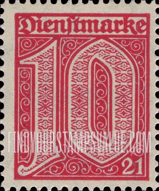FindYourStampsValue: LOCAL OFFICIAL - Numeral Value