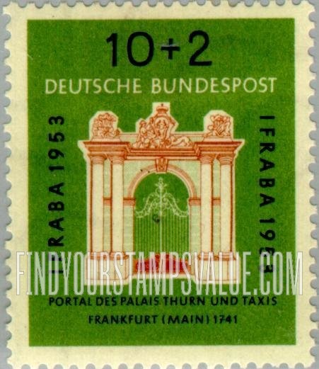 FindYourStampsValue: SEMI-POSTAL - Thurn and Taxis Palace Gate