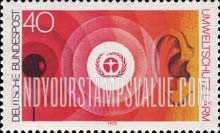 FindYourStampsValue: International Environment Protection and Environment Day - Environment Emblem and "Noise"