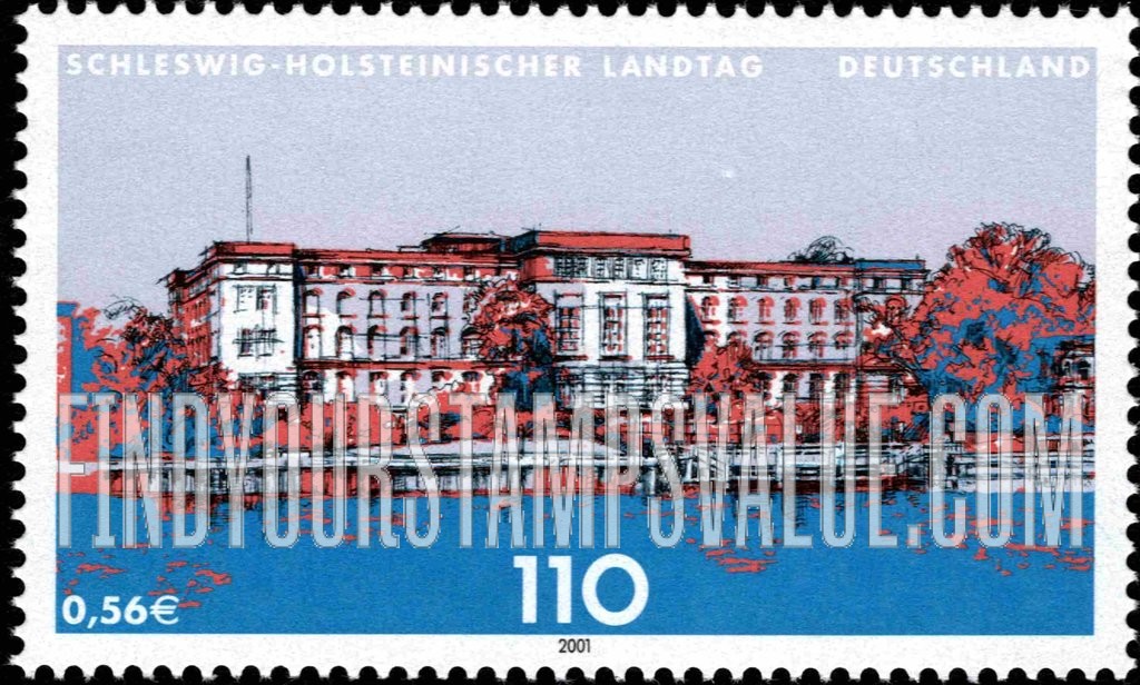 FindYourStampsValue: State Parliament Type of 1998: Schleswig-Holstein