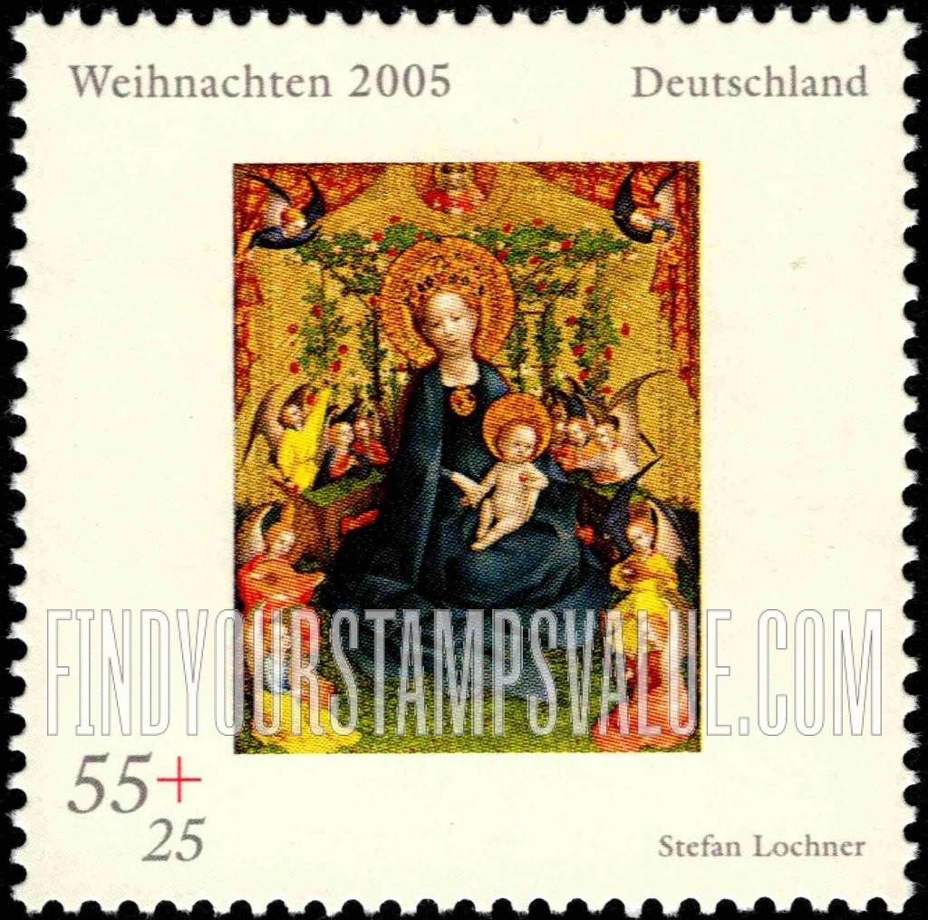 FindYourStampsValue: SEMI-POSTAL - Christmas: Madonna and Child in Rose Garden