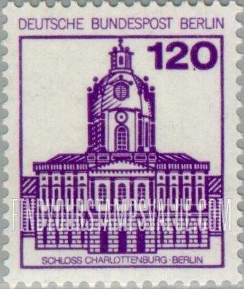 FindYourStampsValue: BERLIN - Castle Type of Germany: Charlottenburg