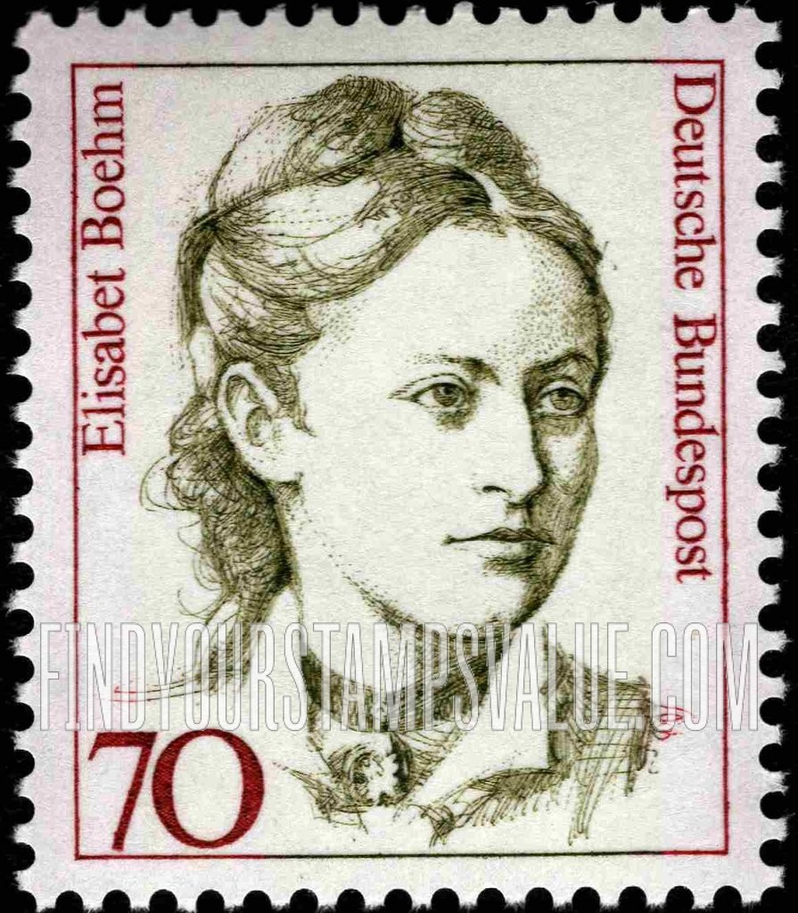 FindYourStampsValue: Famous Women: Elisabet Boehm(1859-1943), social organizer