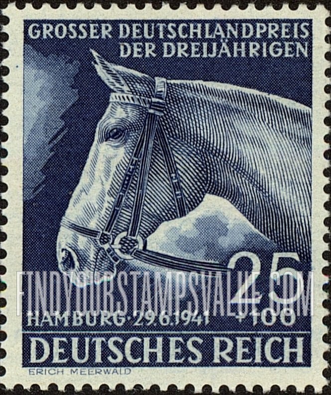FindYourStampsValue: SEMI-POSTAL - Race Horse