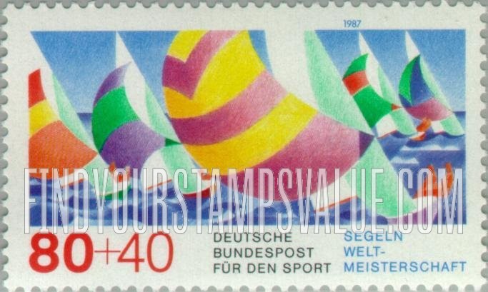 FindYourStampsValue: SEMI-POSTAL - World Championships: Sailing