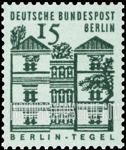 FindYourStampsValue: BERLIN - Wall pavilion, Zwinger, Dresden