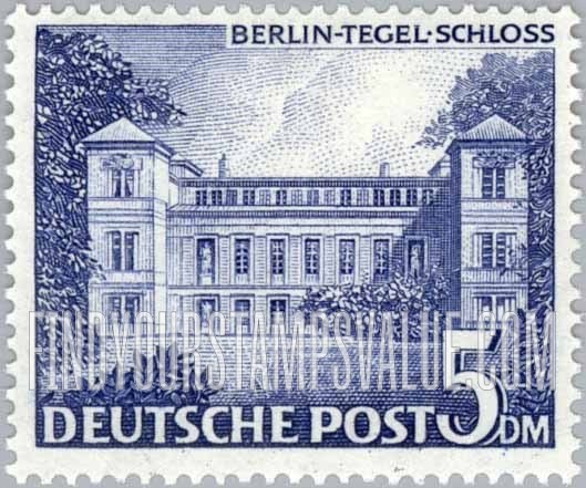 FindYourStampsValue: BERLIN - Tegel Castle