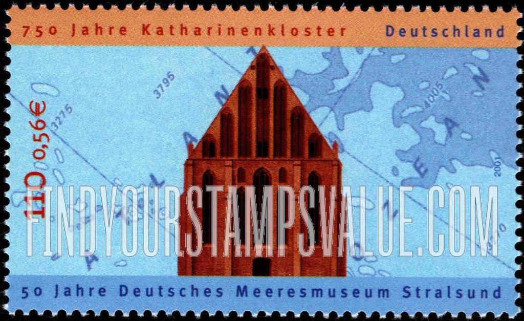 FindYourStampsValue: St. Catherine’s Monastery, 750th Anniversary, Oceanographic Museum, 50th Anniversary