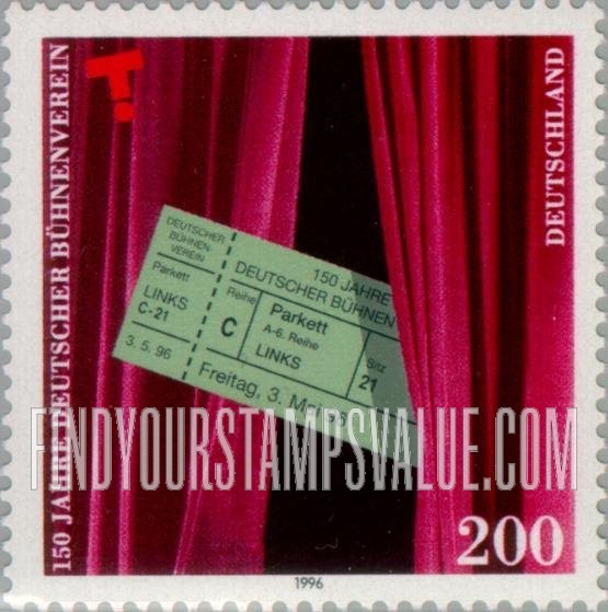FindYourStampsValue: German Theater Association, 150th Anniversary