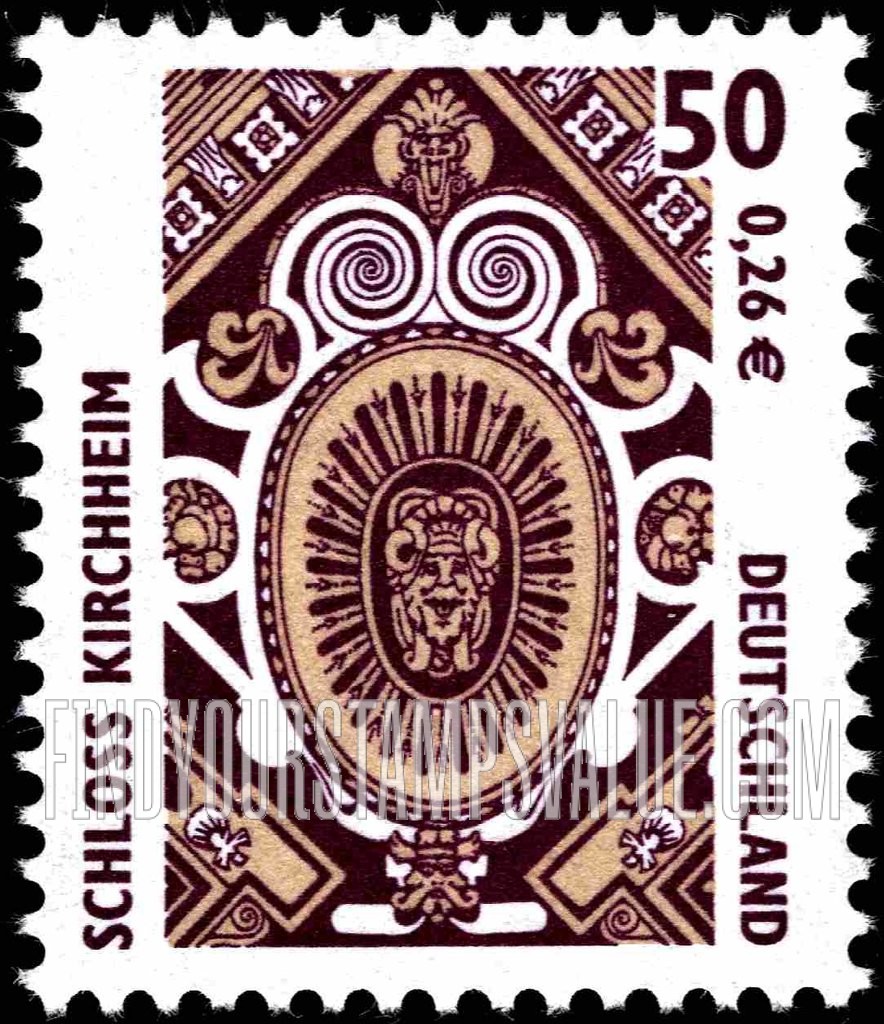 FindYourStampsValue: Historic Sites Type of 1987: Kirchheim Castle