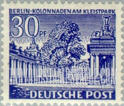 FindYourStampsValue: BERLIN - Cloisters, Kleist Park