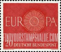 FindYourStampsValue: Europa Issue, 1960
