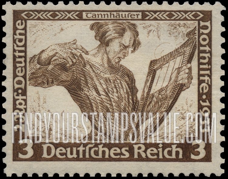 FindYourStampsValue: SEMI-POSTAL - “Tannhäuser”