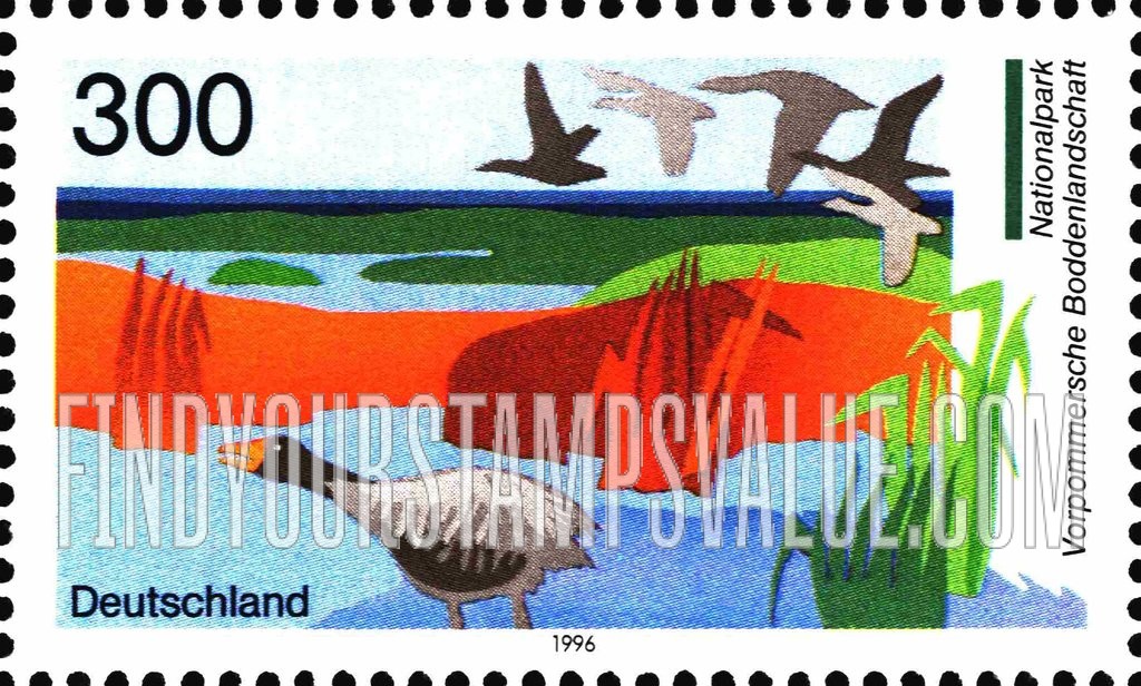 FindYourStampsValue: German National Parks: Sea-inlet
