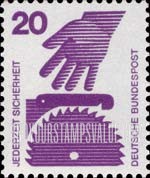 FindYourStampsValue: Accident Prevention - Hand and Circular Saw