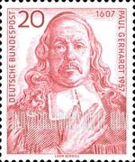 FindYourStampsValue: 350th Birth Anniversary of Paul Gerhardt, Lutheran Clergyman and Hymn Writer