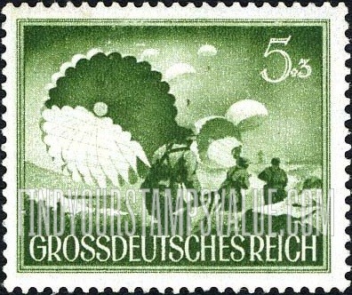 FindYourStampsValue: SEMI-POSTAL - Paratroops