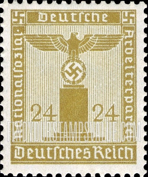 FindYourStampsValue: FRANCHISE - For use by the National Socialist German Workers’ Party: Party Emblem