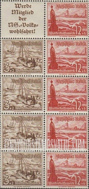 FindYourStampsValue: SEMI-POSTAL - Lifeboat and The “Tannenberg”