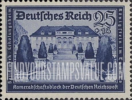 FindYourStampsValue: SEMI-POSTAL - Convalescent home, Konigstein