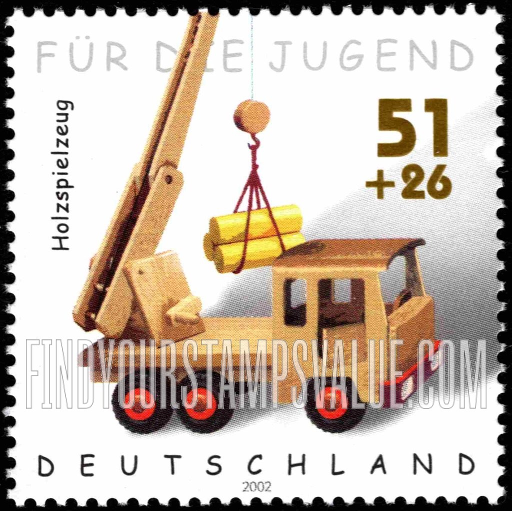 FindYourStampsValue: SEMI-POSTAL - Toys and Games: Toy truck