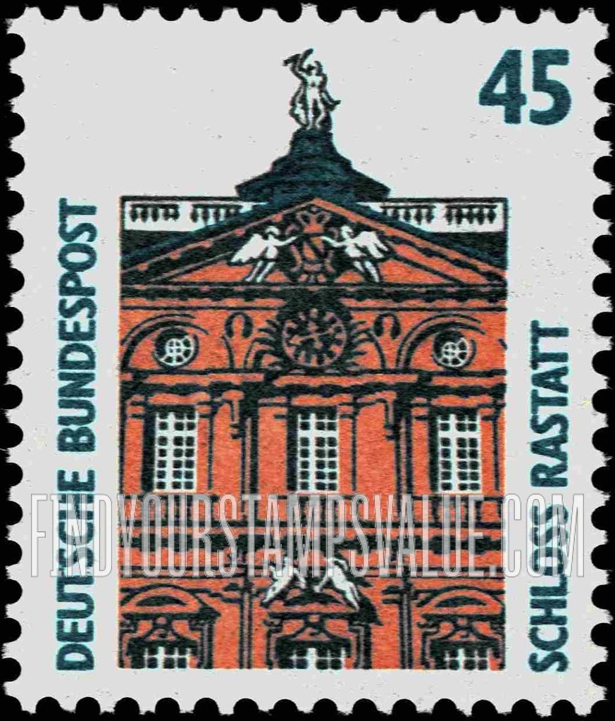 FindYourStampsValue: Historic Sites and Objects: Rastatt Castle