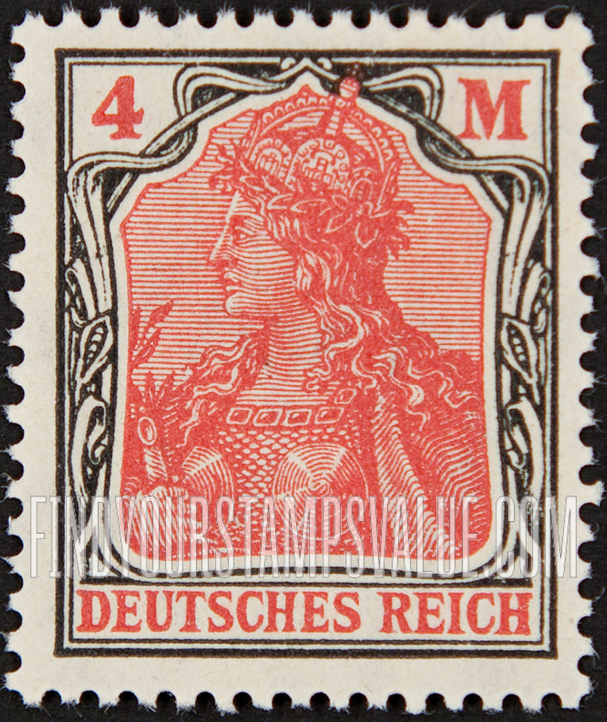 FindYourStampsValue: Germania: Germania Types of 1902-16