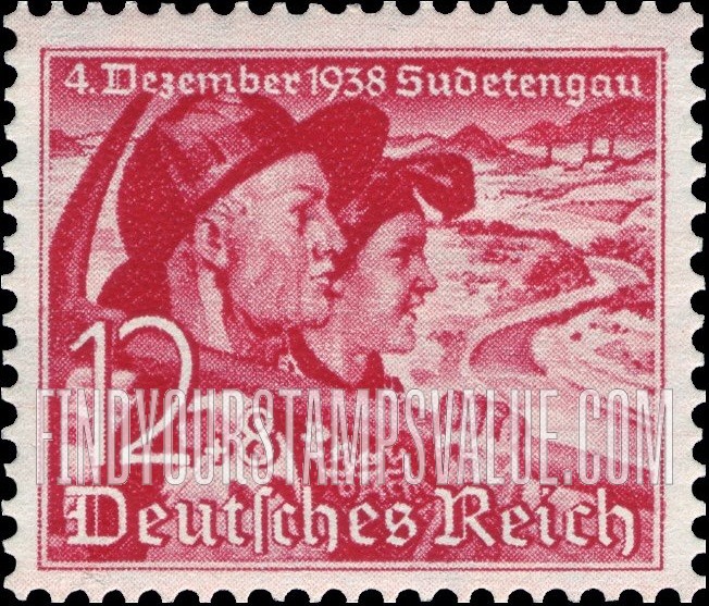 FindYourStampsValue: SEMI-POSTAL - Sudeten Couple