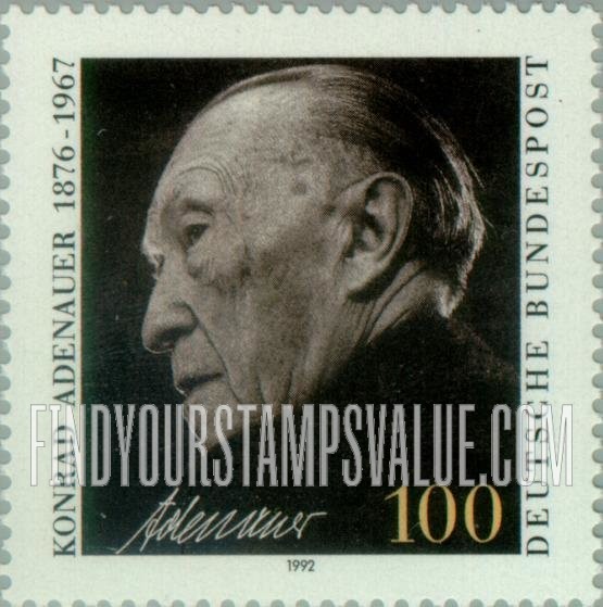 FindYourStampsValue: Konrad Adenauer