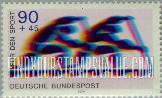 FindYourStampsValue: SEMI-POSTAL - Canoeing