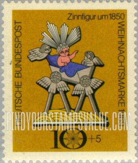 FindYourStampsValue: SEMI-POSTAL - Jesus in Manger: Tin Toy Type of 1969
