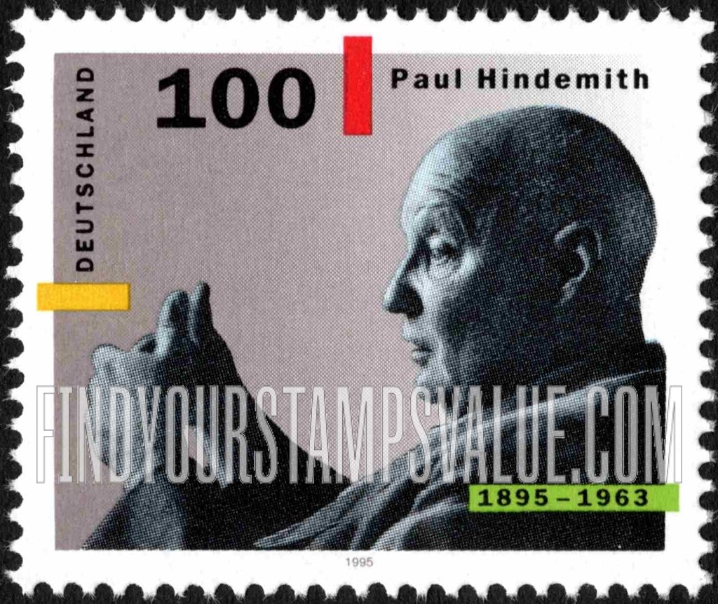 FindYourStampsValue: Paul Hindemith (1895-1963), Composer