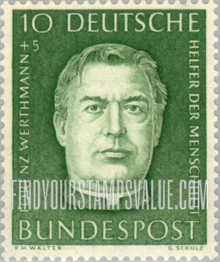 FindYourStampsValue: SEMI-POSTAL - Lorenz Werthmann