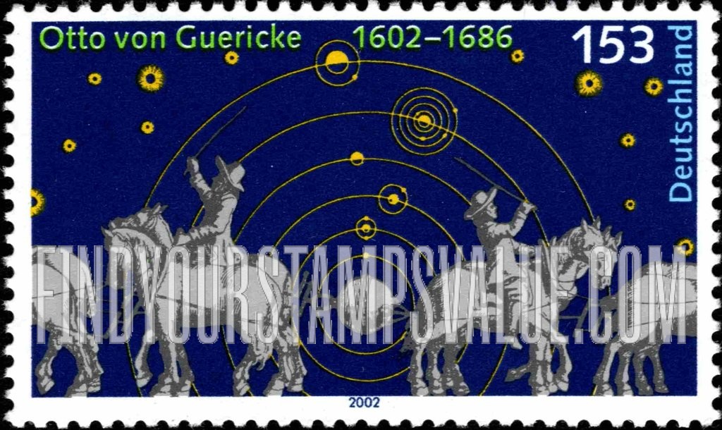 FindYourStampsValue: Otto von Guericke (1602-86), Physicist