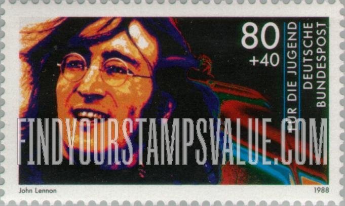 FindYourStampsValue: SEMI-POSTAL - Rock Stars: John Lennon (1940-80)