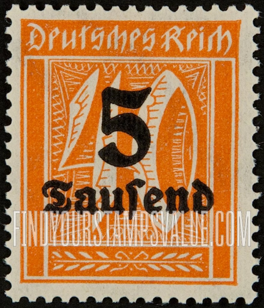 FindYourStampsValue: Numeral Value: Stamps and Types of 1922-23 Surcharged in Black