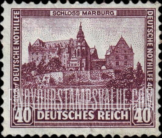 FindYourStampsValue: SEMI-POSTAL - Marburg Castle