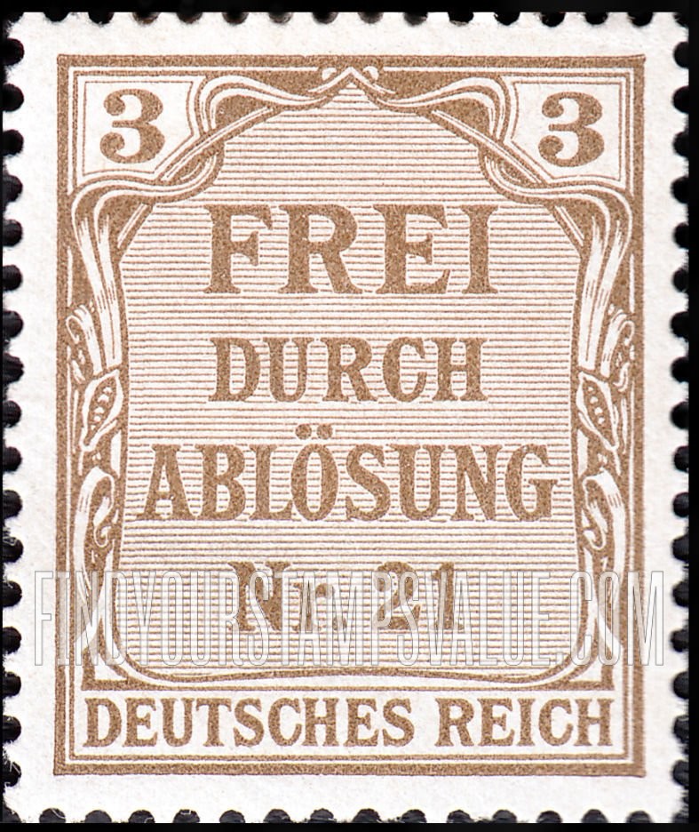 FindYourStampsValue: LOCAL OFFICIAL - “Nomber 21” refers to the district of Prussia