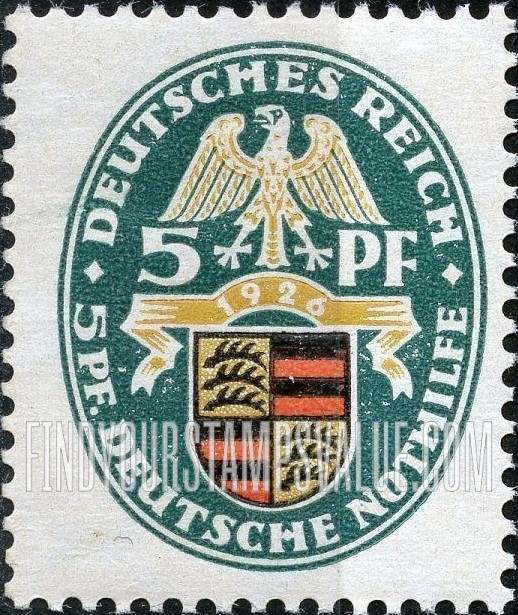 FindYourStampsValue: SEMI-POSTAL - Wurttemberg