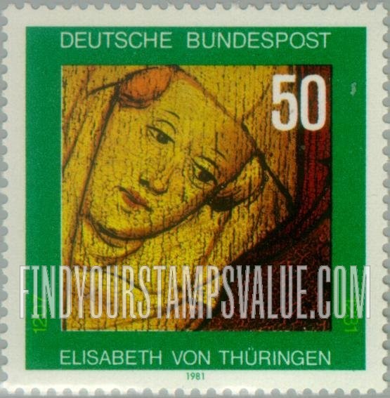 FindYourStampsValue: St. Elizabeth of Thuringia, 750th Anniversary of Death