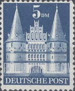 FindYourStampsValue: Historic Buildings - Holsten Gate, Lübeck