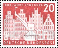 FindYourStampsValue: Millenary of Lüneburg - Old Buildings of Lüneburg