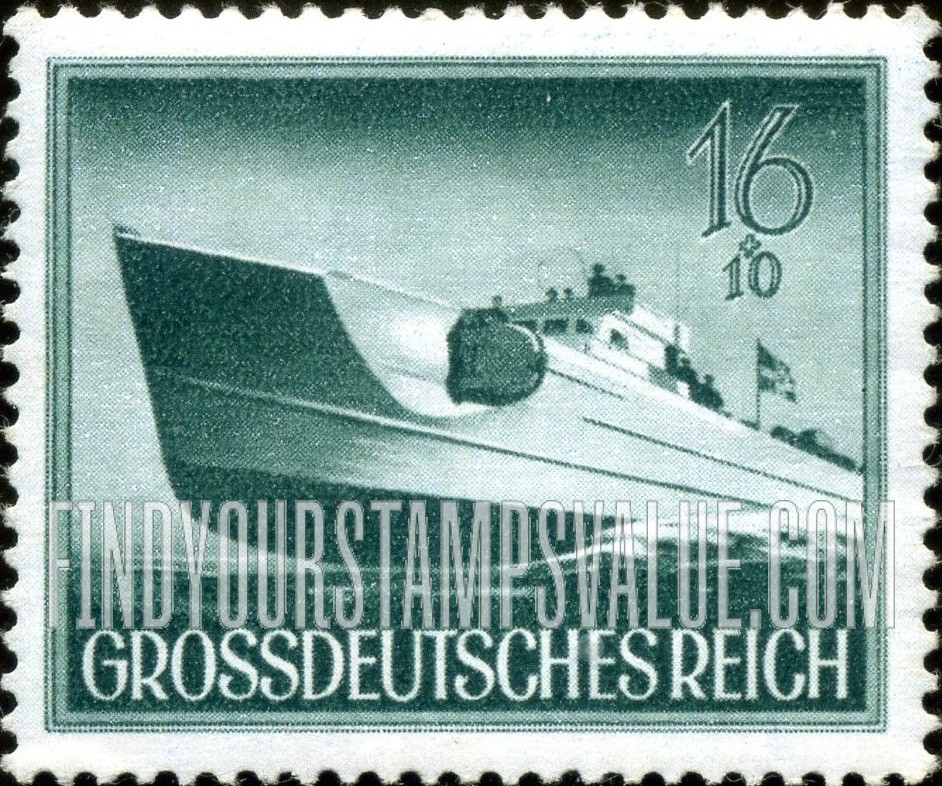 FindYourStampsValue: SEMI-POSTAL - Speed boat