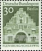 FindYourStampsValue: German Architecture of 12 Centuries - Nordertor, Flensburg