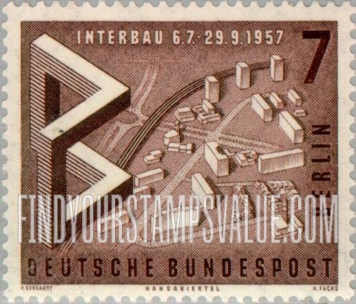 FindYourStampsValue: BERLIN - Hansa Model Town and “B”