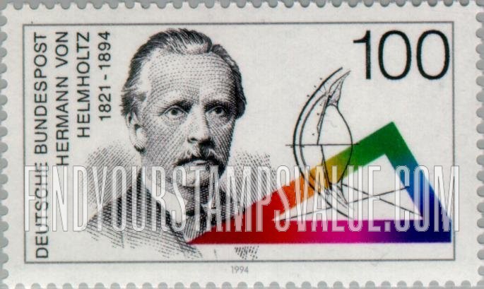 FindYourStampsValue: Hermann von Helmholtz (1821-94), Scientist