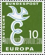 FindYourStampsValue: Europa Issue, 1958
